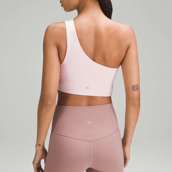 lululemon athletica Pink Align Asymmetrical Bra Light Support A/B Cup - Picture 2 of 7